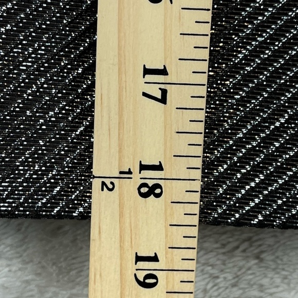 NWT H&M Conscious Silver Metallic Mini Skirt Size 14 - Picture 14 of 14